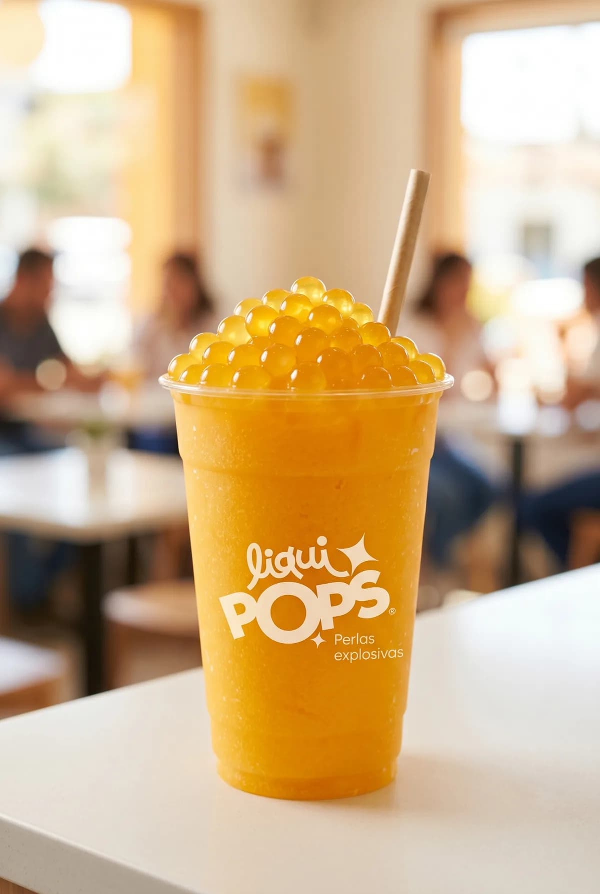 Granizado con perlas explosivas LiquiPops · novedad LiquiPops