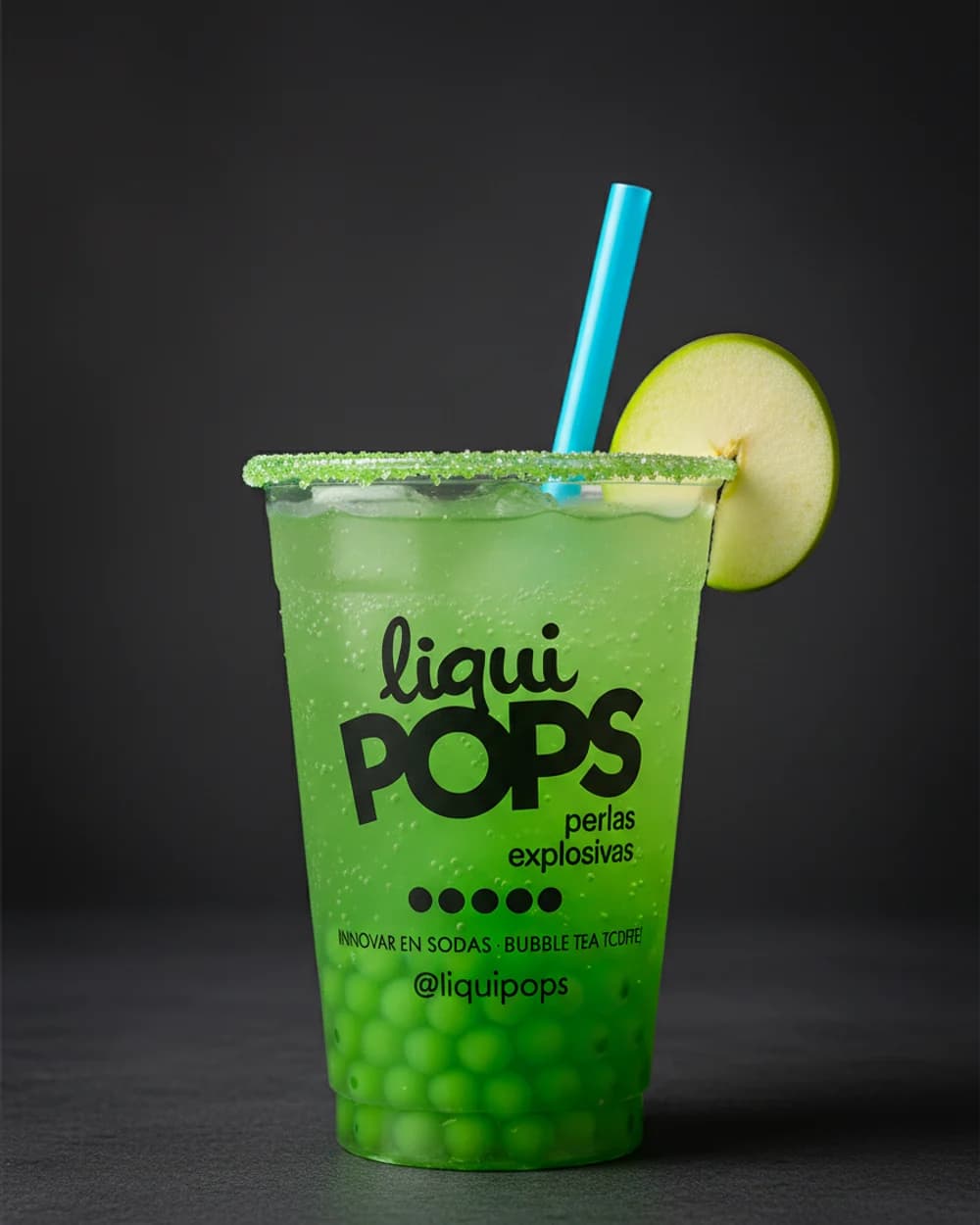 Sirope Geniality sabor MANZANA VERDE 360ml — ideal para granizados, cócteles y sodas saborizadas. Marca colombiana fabricada en Medellín.