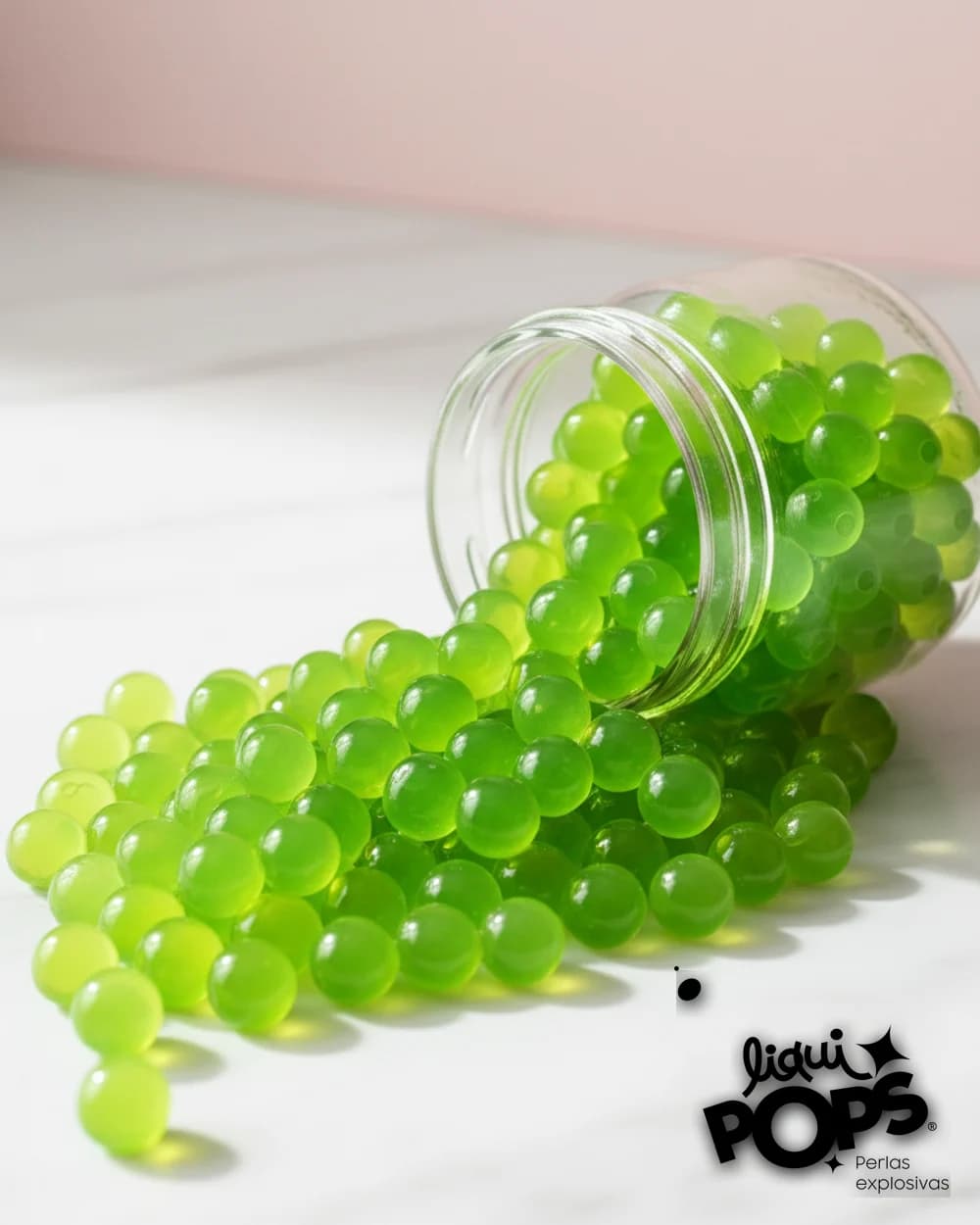 Perlas explosivas sabor MANGO BICHE CON SAL regadas — producto LiquiPops como es