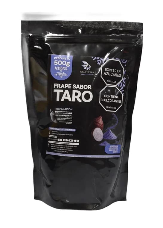 MEZCLA EN POLVO PARA BUBBLE TEA TARO X 500 G