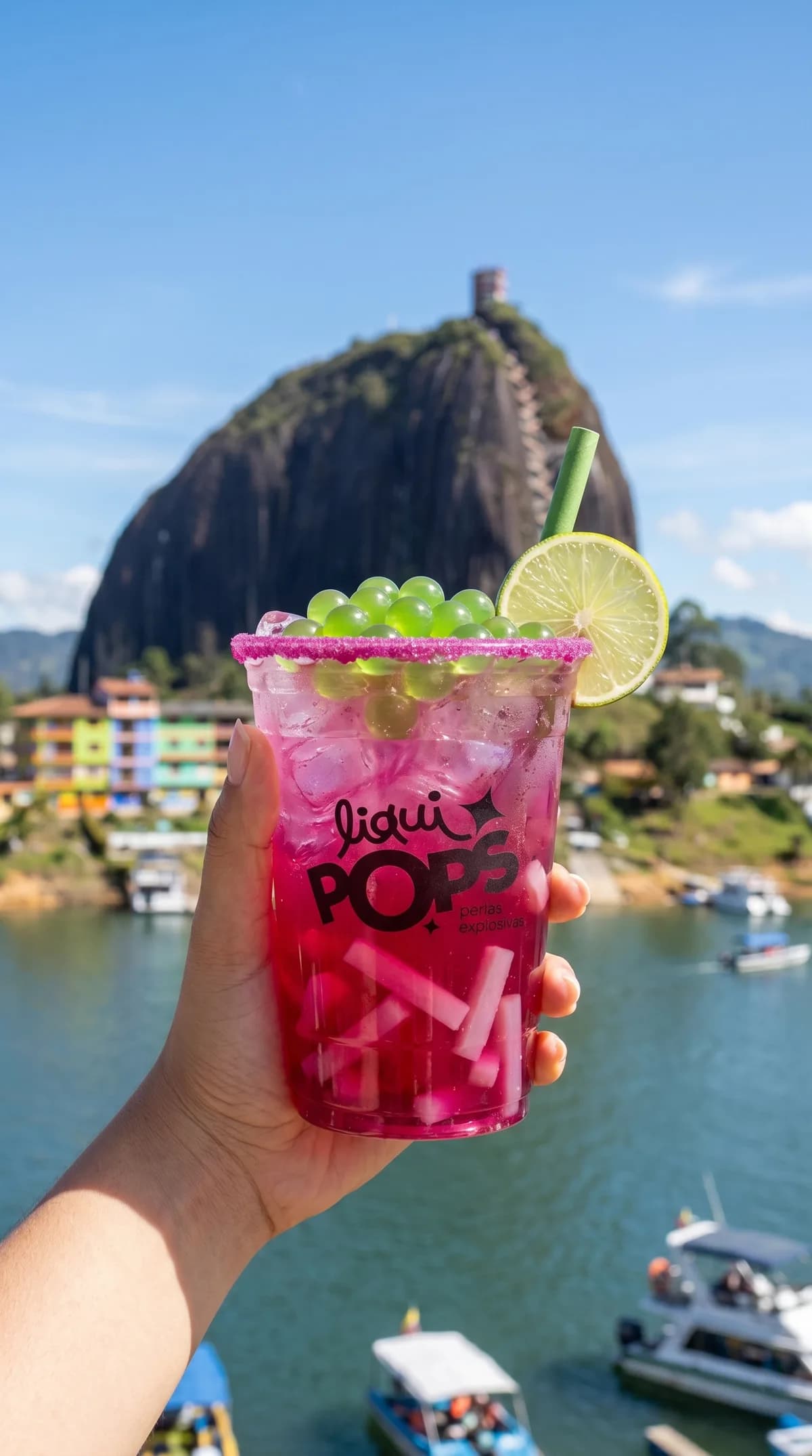 Bubble tea con perlas explosivas de sabores · para emprender
