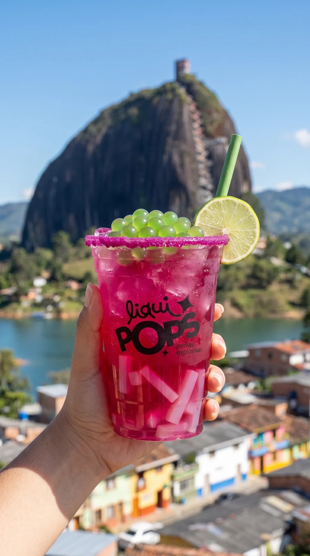 Bubble tea de sabores con perlas explosivas LiquiPops · fabricadas en Medellín