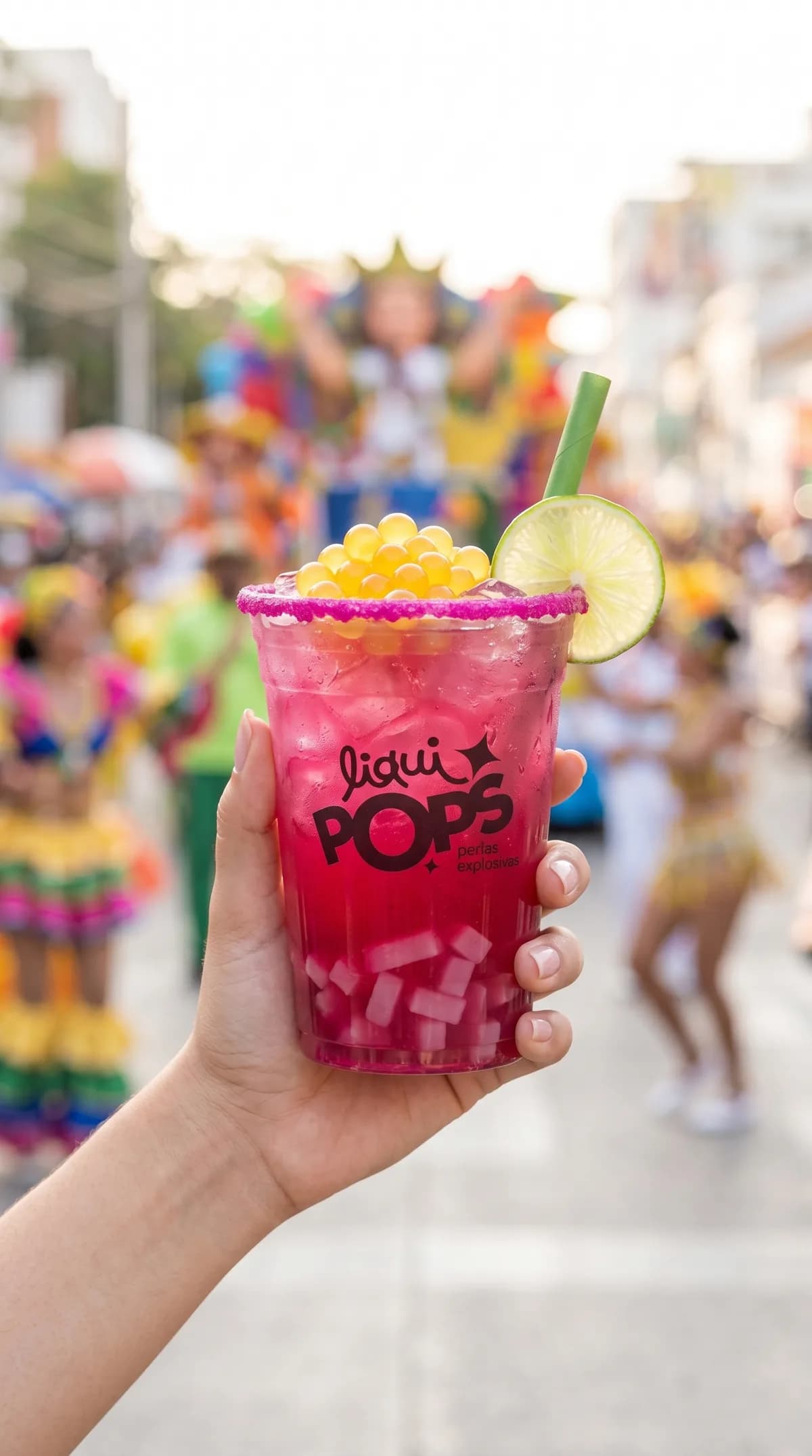 Bubble tea de sabores con perlas explosivas LiquiPops · al por mayor en Colombia