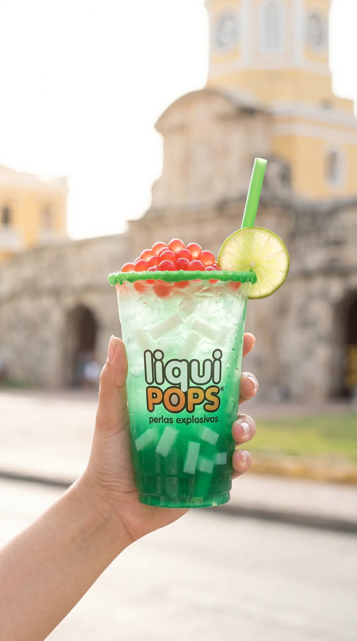Bubble tea con perlas explosivas LiquiPops Colombia · para emprender