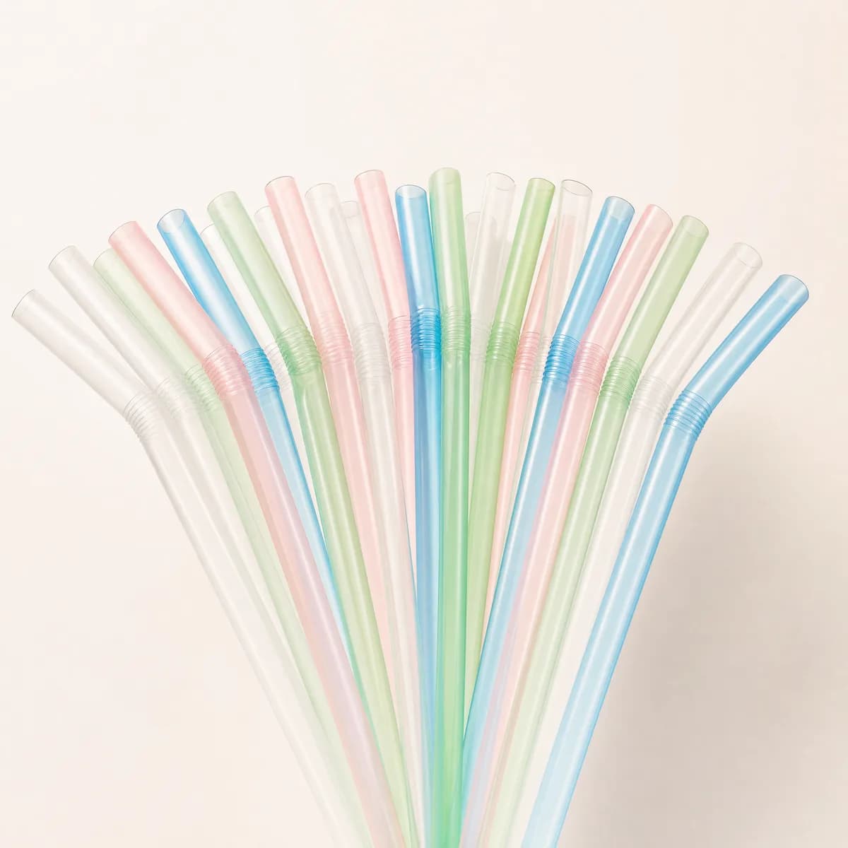 Pitillos de colores pasteles reutilizables anchos para bubble tea con perlas explosivas LiquiPops