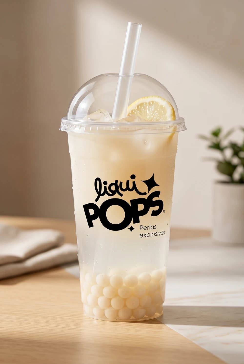 Limonada coco con perlas explosivas LiquiPops