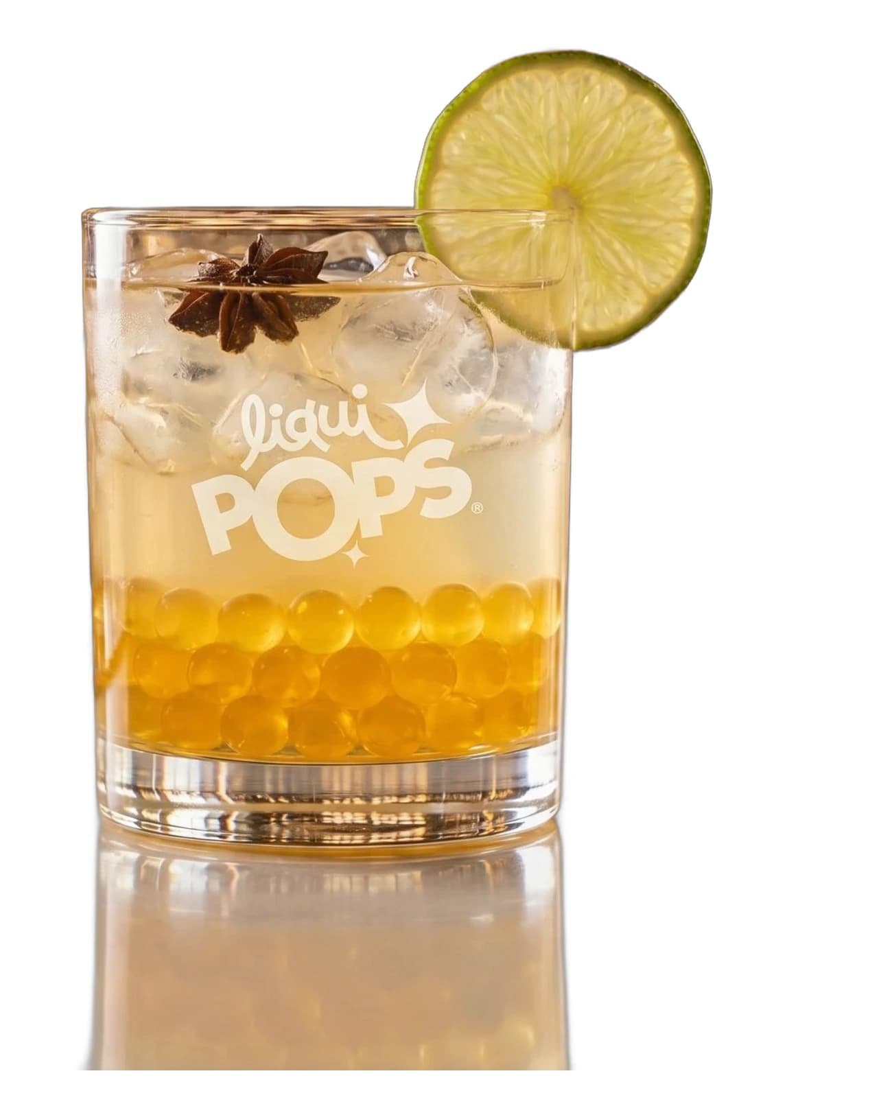 Cóctel Coctel aguardiente con perlas explosivas LiquiPops