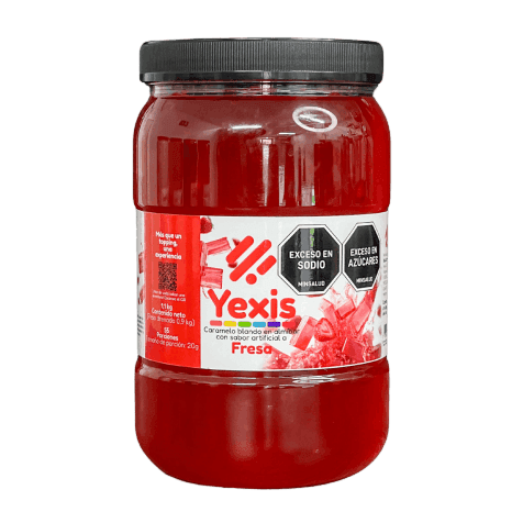 Tarro de jellys Yexis sabor a fresa