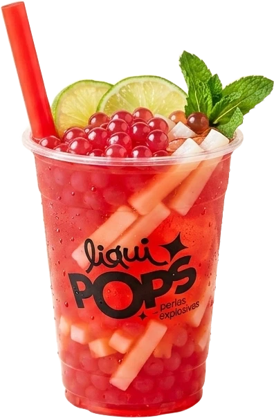 Soda LiquiPOPS con perlas explosivas y jellys de coco Yexis