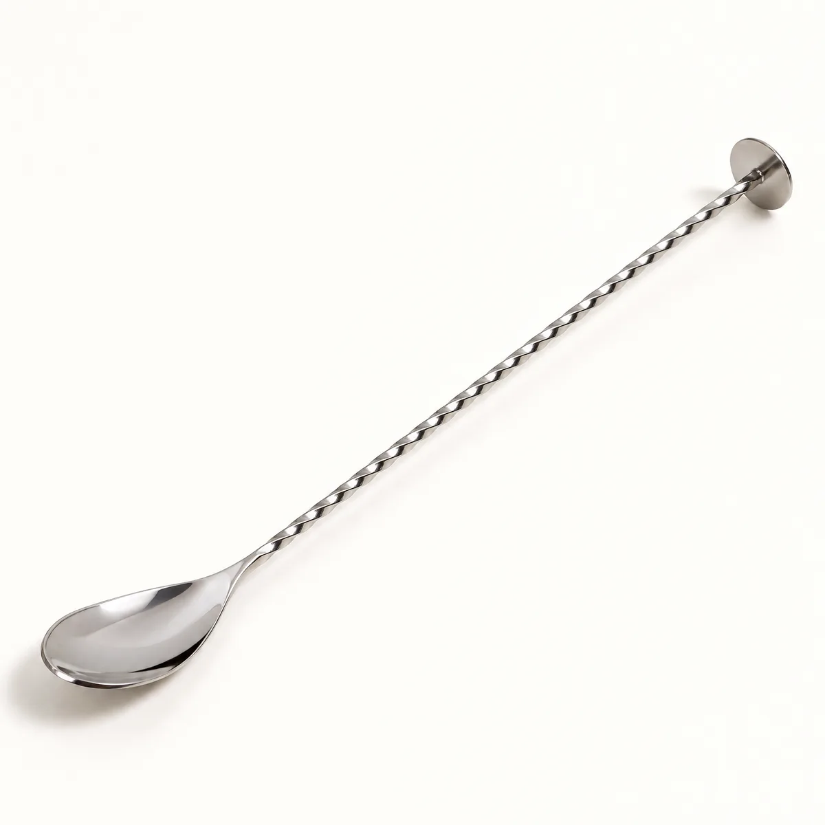 Cuchara de bar mezcladora en acero inoxidable para preparar cocteles y bebidas con perlas explosivas LiquiPops