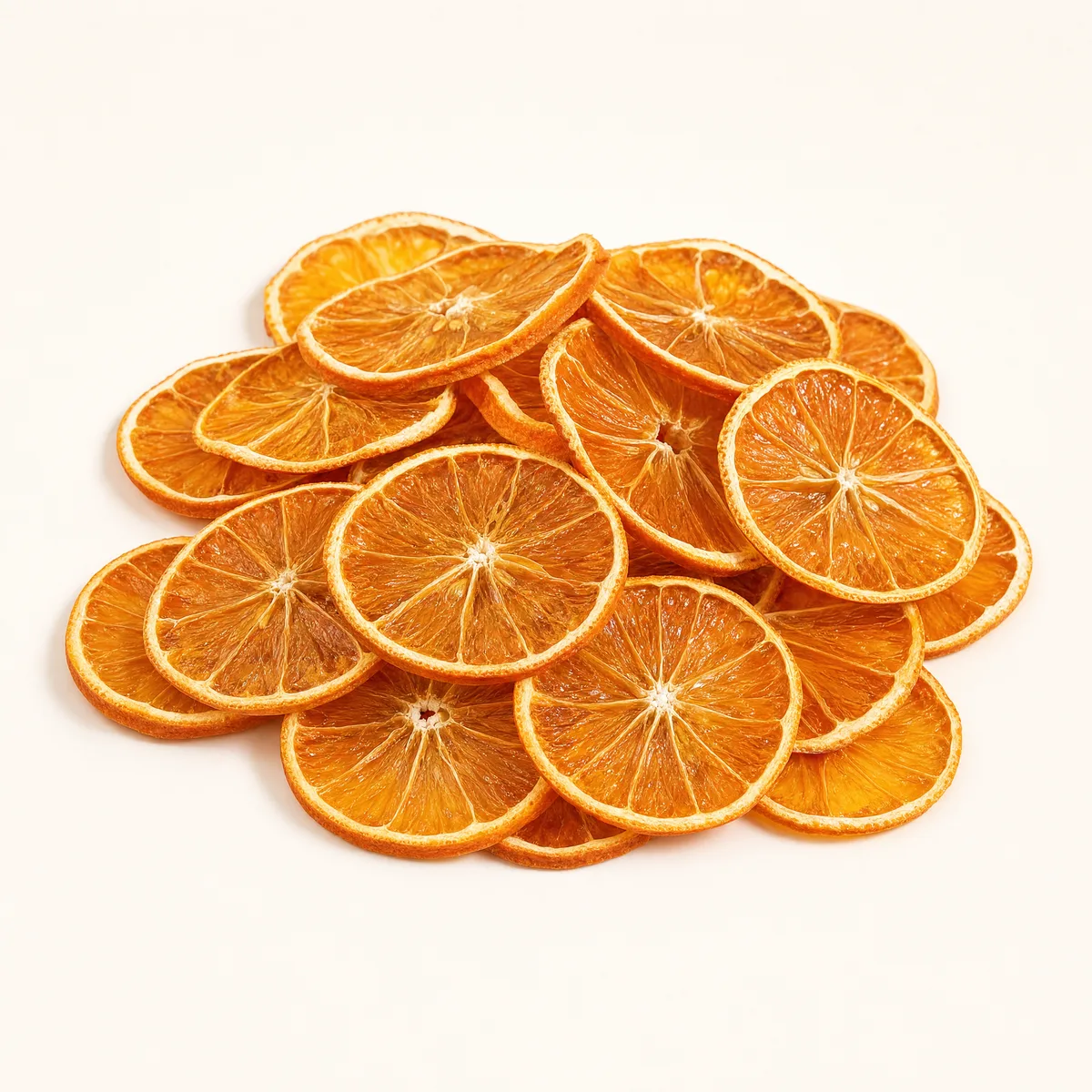 Rodajas de naranja deshidratada para decorar cocteles y bebidas con perlas explosivas LiquiPops