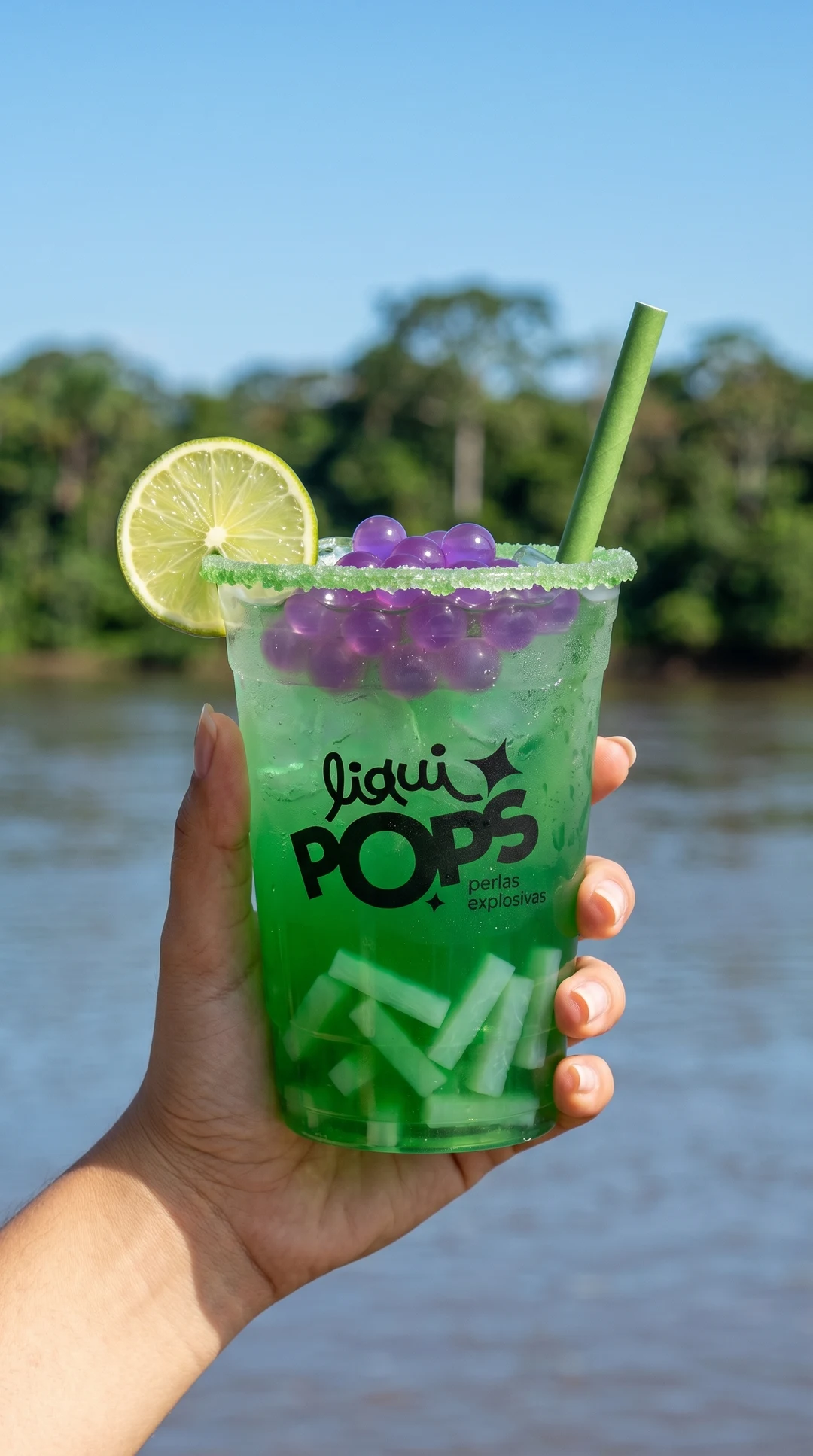 Bubble tea LiquiPops en Amazonas, Leticia y el río