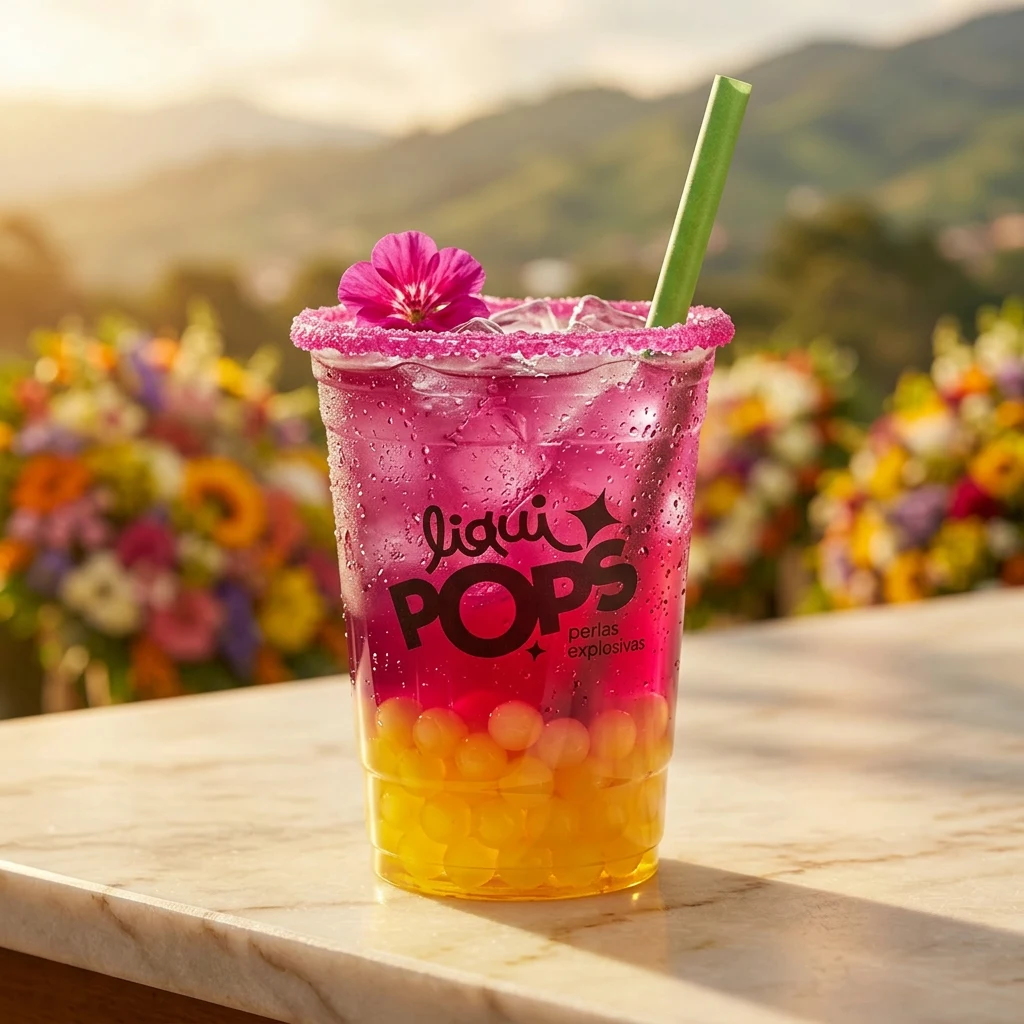 Bubble tea LiquiPops en Medellín, la Feria de las Flores