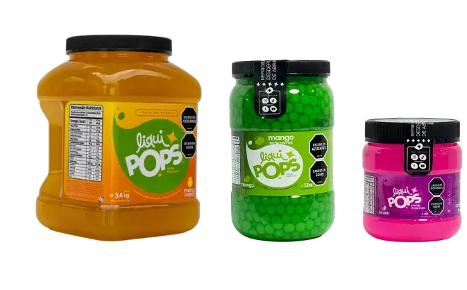 LiquiPops — liquipops tamanos comparativa
