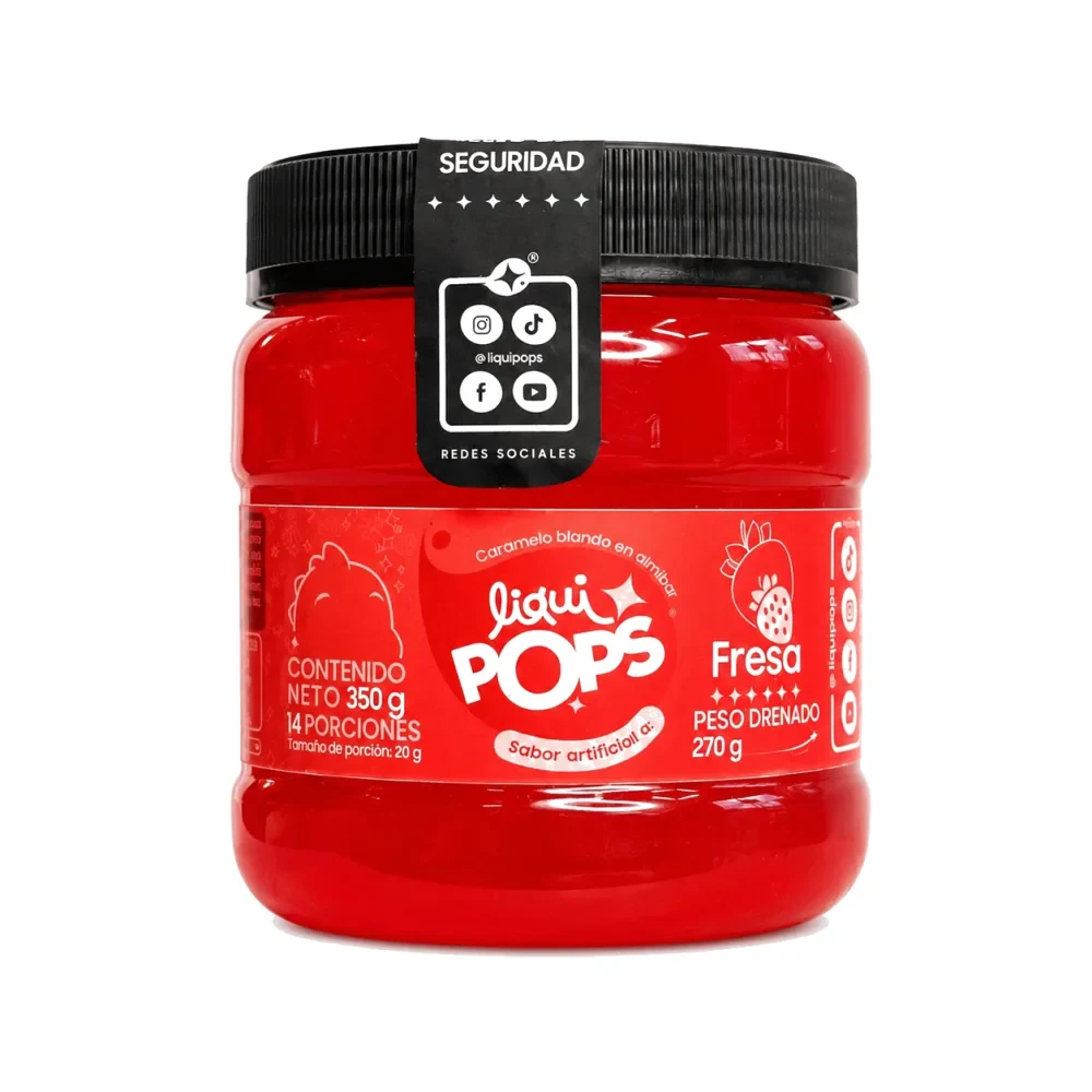 LiquiPops — liquipp01 liquipops sabor a fresa x 350 gr