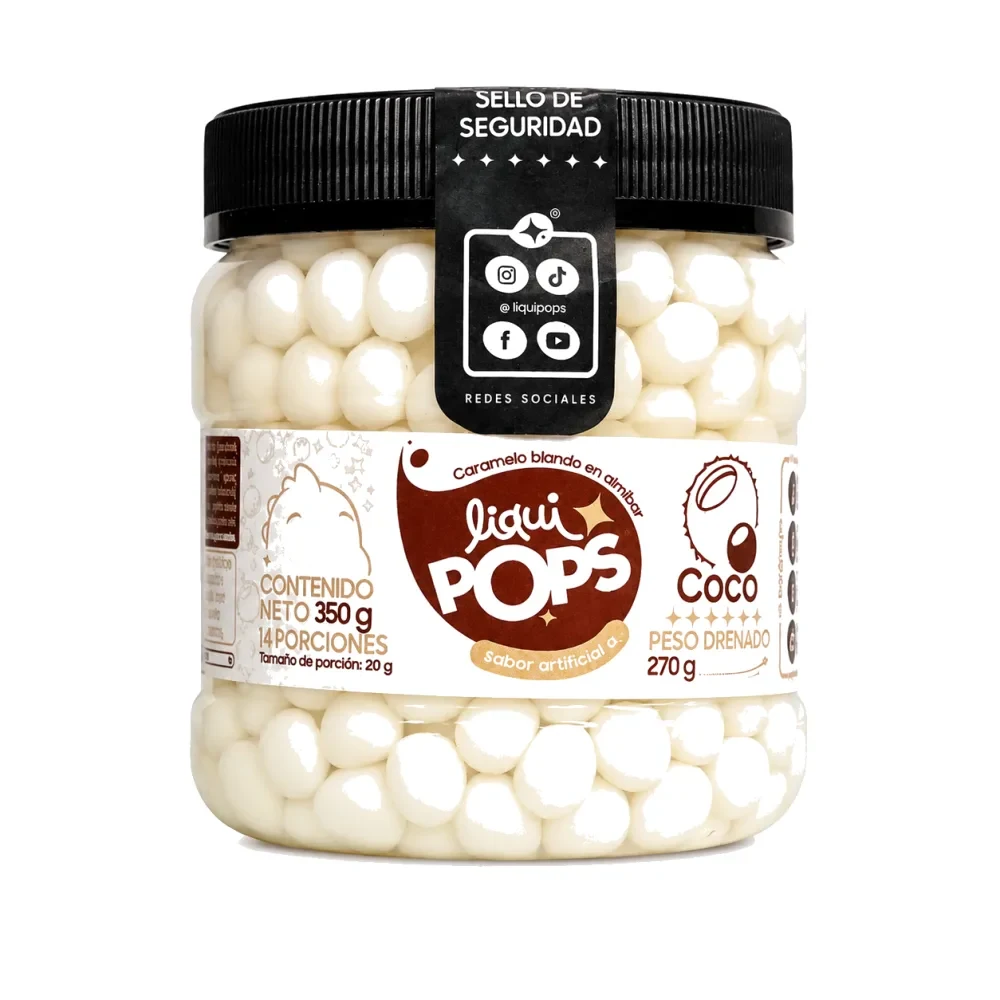 LiquiPops — liquipp08 liquipops sabor a coco x 350 gr