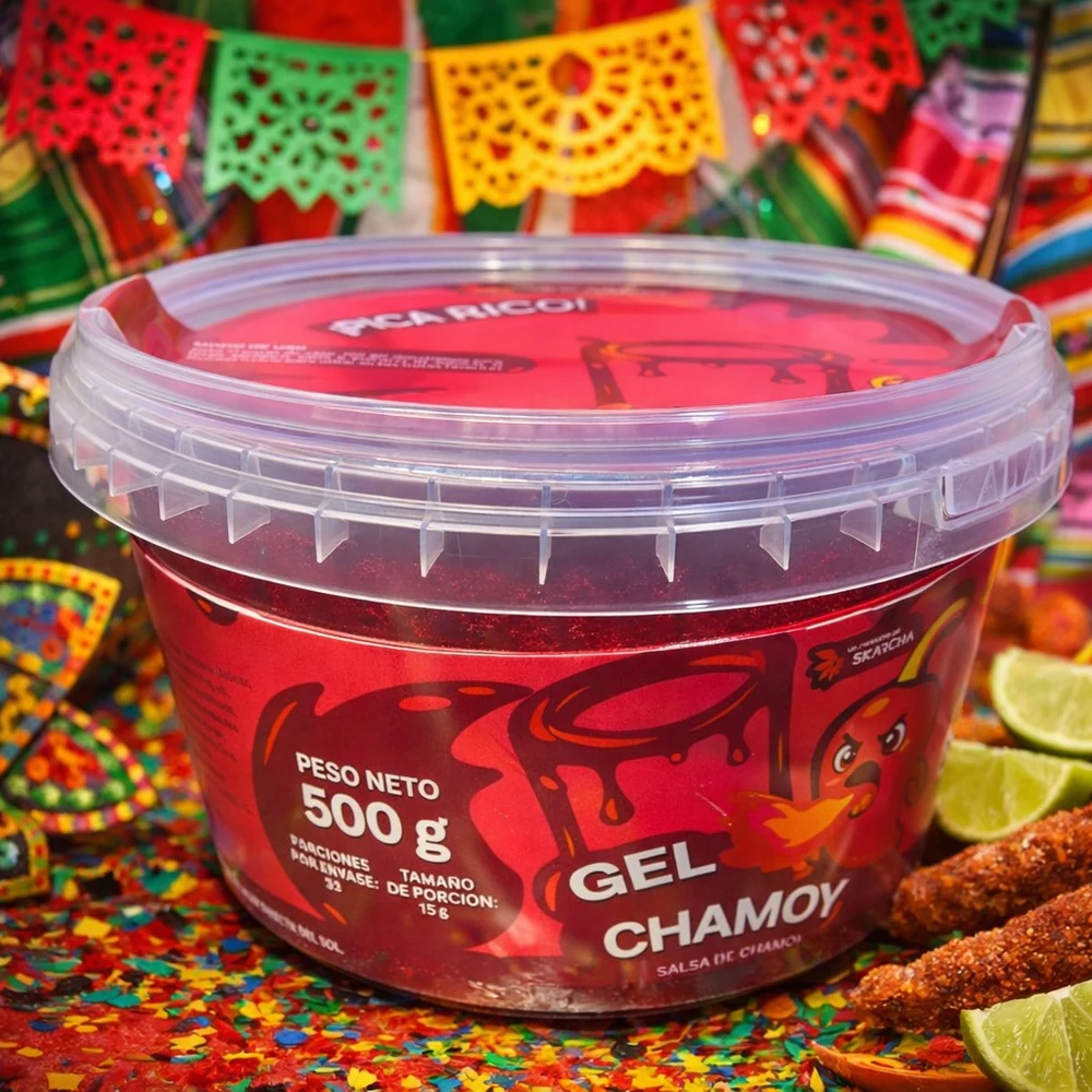 Skarcha 500gr — sales y azúcares saborizadas para escarchar copas de cócteles y bebidas. INVIMA vigente, Medellín.