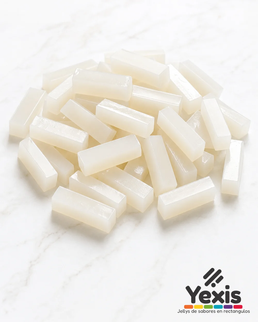 Jellys Yexis COCO — gelatinas rectangulares para bubble tea, producto suelto