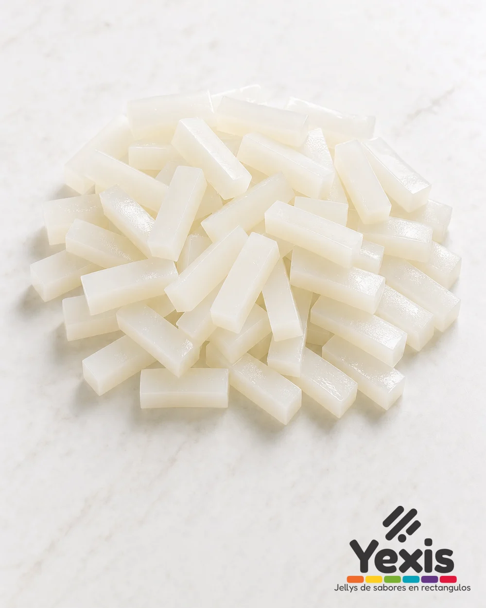 Jellys Yexis COCO — gelatinas rectangulares para bubble tea, producto suelto