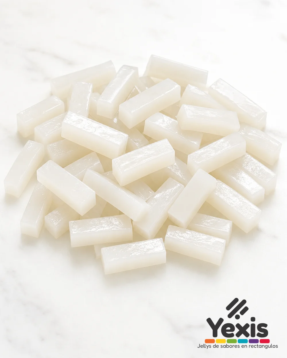Jellys Yexis COCO — gelatinas rectangulares para bubble tea, producto suelto