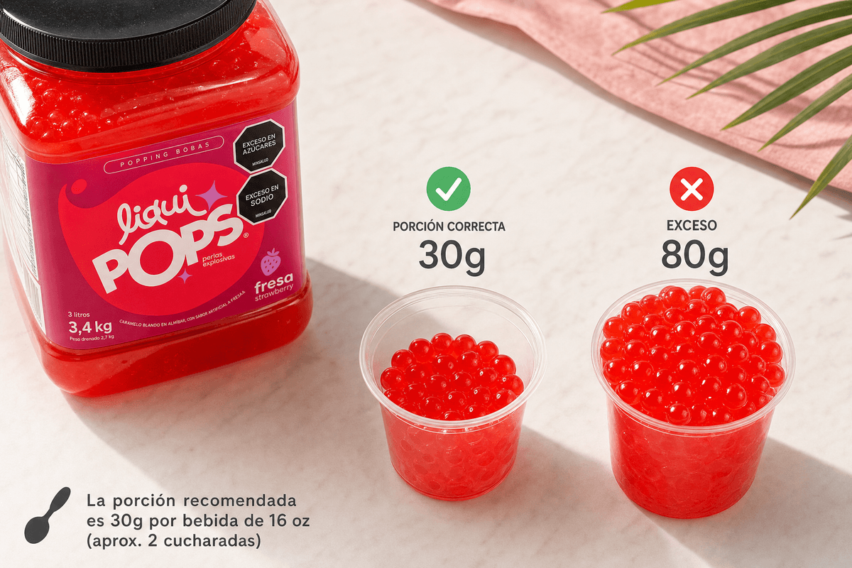 errores perlas explosivas — fábrica Medellín · POPPING BOBA INTERNATIONAL S.A.S.