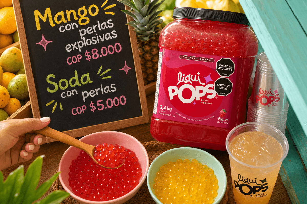 emprender frutería — formato producto · LiquiPops® Colombia