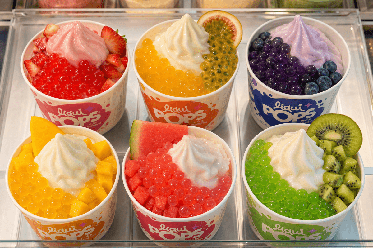 yogurt con perlas explosivas — fábrica Medellín · POPPING BOBA INTERNATIONAL S.A.S.