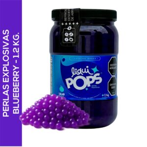 LiquiPops Perlas Explosivas Sabor Blueberry - 1200g
