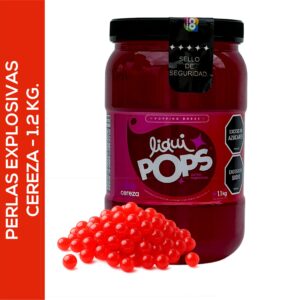 Perlas Explosivas LiquiPops Sabor a Cereza | 1200g (Calidad Premium)