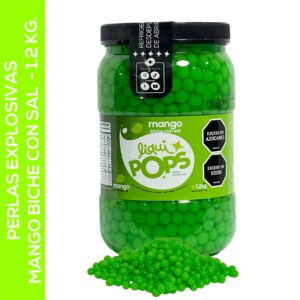 Perlas Explosivas LiquiPops Sabor Mango biche con sal | 1200g