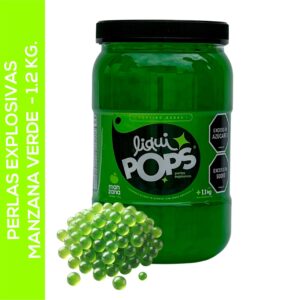 Perlas Explosivas LiquiPops Sabor a Manzana Verde | 1200g (Calidad Premium)