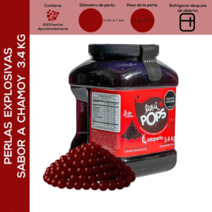 Perlas Explosivas LiquiPOPS Sabor a Chamoy 3400g - Bubble Tea