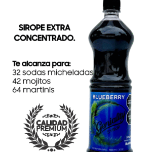 Sirope Geniality Sabor a Blueberry 1000ml Clásico