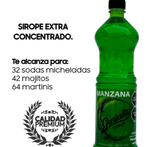 Sirope Geniality Sabor a Manzana 1000ml Clásico