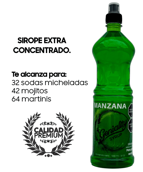 ¿Qué sirope Geniality usar para sodas italianas?