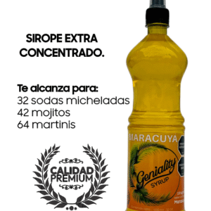 Sirope Geniality Sabor a Maracuyá 1000ml Clásico