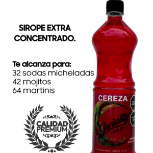 Sirope Geniality Sabor a Cereza 1000ml Clásico