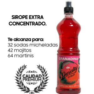 Sirope Geniality Sabor a Granadina 1000ml Clásico