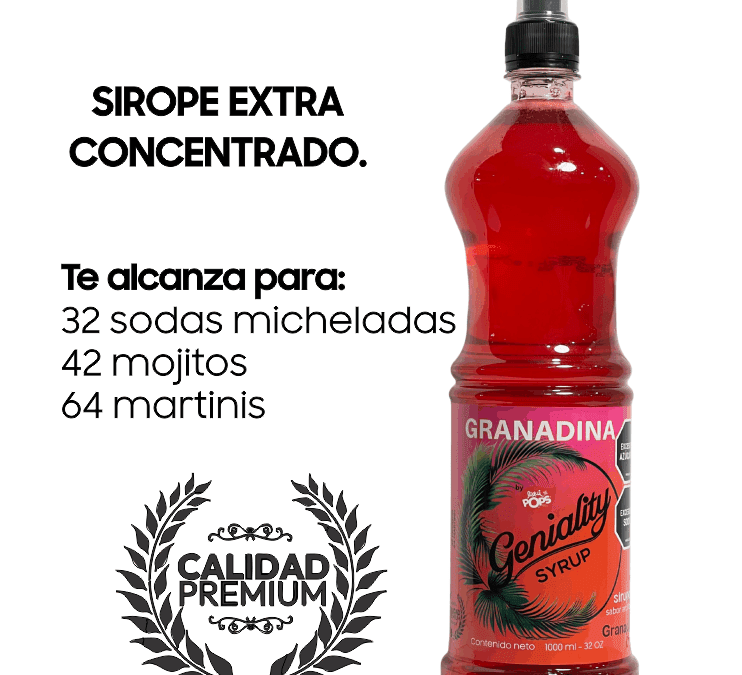¿Cómo conservar siropes Geniality abiertos?