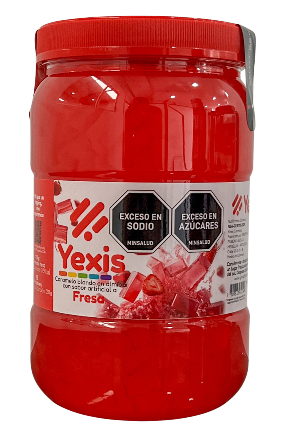 Jellys Yexis sabor a Fresa 1100g